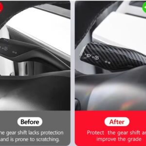 Gear/Windscreen Lever cover, added protection and luxury look for Tesla Model 3/Y